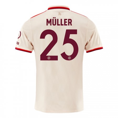 FC Bayern Mnichov Muller 25 Alternativní 2024-25 - Fotbalové Dresy (S/S) FC Bayern Mnichov Muller 25 Alternativní 2024-25 - Fotbalové Dresy (S/S)